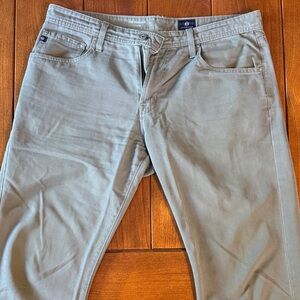 Ag Adriano Goldschmied Men's Chinos in Sage Green